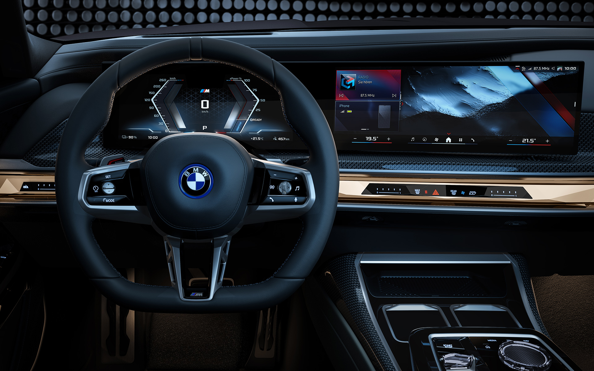 Yeni BMW i7 M70 xDrive Sedan G70, M deri direksiyon